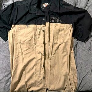 Harley Davidson Button Up